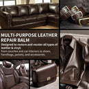 Leather Recoloring Balm and Scratch Repair Kit, Dark Brown Leather Restorer for Couches, Furniture, Car Seats, Leather Paint & Stain for — 5