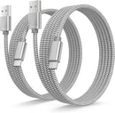 Basesailor for iPhone Duo 18 17 16 15 Pro Max Charger Cord,USB to USB C Cable 6.6FT/2Pack,Type C Charging Cord for Apple iPad 10 Air 4 5,Samsung Galaxy S25 S24 S23 S22 Plus Ultra,A52 A53 A54,Pixel 9 8 photo 1