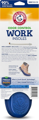Arm & Hammer Work Boot Insoles, Memory Foam Arch Support