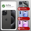 GONEZ Magnetic for iPhone 16 Pro Case, Silicone Cover Stone — 8
