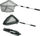 RESTCLOUD Fishing Landing Net with Telescoping Pole Handle, Fishing net Freshwater for Kids Men Women, Extend to 40-63 Inches | A: Aluminum Handle, 50" Full — 1