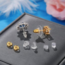 12 Styles 600 Pcs Earring Backs for Studs, Clear Plastic Earrings Hypoallergenic Metal Rubber Silicone Earring Backs… — 3