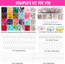 Xmada Jewelry Making Supplies Kit - 1587 PCS Beads, Crystal Beads, Jewelry Pliers, Beading Wire, Earring Hooks,… — 2