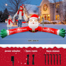 10FT Giant Christmas Inflatable Santa Claus Outdoor Decorations, Hug Santa Inflatable Built-in LED Light, Weatherproof Giant Christmas Blow Up Yard Decor for Gardern Lawn Indoor Winter Holiday — 2