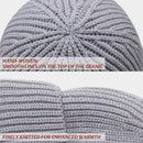 Wool Fisherman Beanies for Men Women Short Cuff Knit Beanie — 5