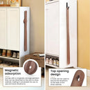 Eumtenr Extra Long Wooden Shoe Horn with Magnetic Holder, Walnut Color — 7