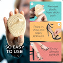 Walkize Ball of Foot Cushions for Women, Metatarsal Pads, 2 Pairs, Beige 2