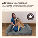Bedsure ComfyFleece® Memory Foam Orthopedic Dog Beds Large Sized Dog 35" — 2