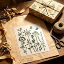 Flower Stencils for Painting Reusable Wildflower Stencil Wall Furniture DIY | US Letter Size (8.5" × 11") — 2
