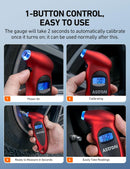 AstroAI Digital Tire Pressure Gauge 150PSI, ±1PSI Accuracy for Car Truck