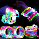 90 Pcs Glow Sticks LED Bracelets, Glow in the Dark Party Supplies for Kids/Adults, Flashing Light up Toys Goodie Bags Stuffers, Christmas Neon Accessories Carnival Birthday Concert Party Favors — 1