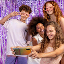 20 Pack Foil Curtain Backdrop Purple Metallic Tinsel Foil Fringe Curtains Photo Booth Props for Birthday Wedding Engagement Baby Shower Bachelorette Christmas Holiday Celebration Party Decorations | 20 Pcs — 5