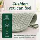 Best Brands Cuisinart Dish Drying Mat for Kitchen Counter, 2-Pack XL 18"x24"