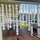 White Link Balloons, 100PCS Linking Balloons with Tail for Making Balloon Wall Arch and Chains, Pearl Quick Balloon for Wedding Birthday Baby Shower Engagement Graduation Party Decorations (6inch) | 6 inch — 8