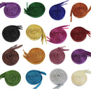 MarJunSep | Shimmery glitter 42" Solid Colors Flat Shoelaces — 2