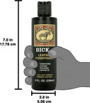 Bick 4 Leather Conditioner & Cleaner, Won't Darken Boots, Couch, Bags 8 oz — 8