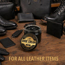 Eagle Shoe Cream Polish Kit – 3 Piece Boot & Shoe Polish with Shoe Cream, Shine Cloth & Applicator | Black — 8