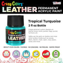 Crazy Colors Tropical Turquoise Premium Acrylic Leather and Shoe Paint — 2