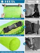 HEETA Dry Bag Waterproof Backpack with Phone Case 5L | Lemon Green — 4