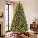 Hykolity 7.5 ft Prelit Christmas Tree with 1,450 Branch Tips, 450 Warm White Led Lights, Hinged Design and Sturdy Metal Stand — 4