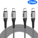 Durcord 2Pack 10ft USB C Charger Cable - 100W Fast Charging for Android/Phone/Pad, Type C to Type C Compatible with iPhone 18/17/16/15 Pro Plus Max photo 2