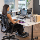 Fellowes 72112 Desktop Organizer, 11 Sections, Wire, 9" x 11-3/8" x 8", Black — 2