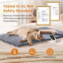 ZOMISIA Cat Heating Pad, Heated Cat Bed Indoor, 11 Temp & 25 Timer Settings — 5