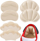 Adhesive Back of Heel Cushion Pads, Heel Grips Inserts for Women Men, Prevent Heel Pain and Improve Shoe Fit, 2PCS-Beige+2PCS-Beige+2PCS-Beige — 1