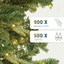 YITAHOME 6.5ft Prelit Aspen Fir Artificial Christmas Tree with Remote — 3