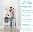Regalo Safety 29"-38.5" Easy Step Baby Gate, Bottom of Stairs & Doorways