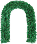 9FT Christmas Garland with Lights, Prelit Lighted Christmas Decorations for Mantle Fireplace Table Stairs,Green Garland Winter Indoor Outdoor Vintage Xmas Home Door Holiday Decor — 4