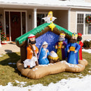 8 FT Christmas Inflatables Nativity Scene Outdoor Decorations, Christmas Blow Up Yard Decorations Nativity Sets for Garden Lawn Xmas Decor — 2