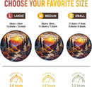 Wooden Puzzles for Adults, Unique Sunset Forest Puzzle 11.4x11.4in 200pcs — 4