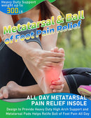 Trustfeet Heavy Duty Support Metatarsal Pain Relief Insoles for Metatarsalgia,Morton's Neuroma,Ball of Foot Pain Relief,Plantar Fasciitis,Arch Support Orthotics Shoe Inserts for Man Women - Blue — 2