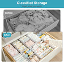 Vtopmart 18 Pack Baby Clothes Organizer, Foldable Fabric Drawer Bins — 2