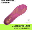 Superfeet Run Women's Support Insoles for Runners with High Arch Support & EVOLyte® Carbon Fiber - 6.5-8 Women - Plum — 2