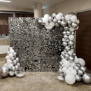 Metallic Silver Balloons 12 inch, Silver Latex 50pcs Party Balloons — 6
