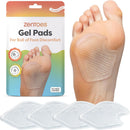 ZenToes Metatarsal Pads Women, Ball of Foot Cushions, Heel Inserts for Women, Shoe Inserts for Morton's Neuroma and Sesamoiditis Support, Metatarsalgia Foot Pads, 2 Pairs — 1