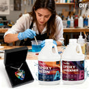 Resin Epoxy 1 Gallon,3×UV Resistant,Self Levefing, Best for DIY, Art, River Table, Wood, Flower, Molds… — 2