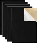 5PCS Self Adhesive Felt Sheet - Black Felt Sheets with Adhesive Backing for Drawer/Jewelry Box Liner (9" x 11") | 9"W x 11"L / 5 pieces — 1