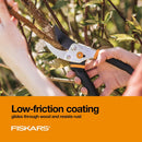 Fiskars Bypass Pruning Shears, 5/8" Cut Capacity Garden Clippers | Bypass Pruner — 3