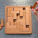 Project Genius Caesar's Calendar Wood Puzzle-A-Day Challenge, 365+ Solutions, Brainteaser Gift for Adults and Kids 8+, True Genius Office Desk Calendar Inspired by Roman Artifact — 2