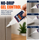 Super Glue Gel Kit, 30g No-Drip Clear CA Glue, 3 Tips & 3 Tubes — 2