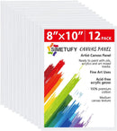 Simetufy 12 Pack 8x10 Canvas Boards for Painting,Art Painting Supplies | 8"x10" — 1