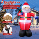 6 FT Christmas Inflatable Santa Claus Outdoor Decorations, Blow up Santa Claus with Gift Bag, Large Xmas Santa Carrying Present Sack, Outside Decor for Yard Garden Lawn Home Party, Built-in LED Lights — 4