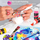 Caliart 36 Colors Acrylic Paint Set with 12 Brushes | Regular | 2 Fl Oz (Pack of 36) — 4
