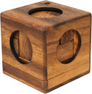 Wood Cube Puzzle: Handmade SOMA Cube 3D Brain Teaser Puzzle STEM Skill Builder Interlocking Logic Game — 1