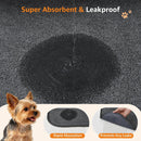 LOOBANI 2 Packs Extra Large Reusable Dog Mat for Floor, Non-Slip Washable Pee Pads for Dogs, Fast Absorbent Pet Whelping Pads, Puppy Playpen Mat for Incontinence, Housebreak, Crate, 36"x48", Gray — 2