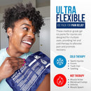 Flexible Ice Pack for Pain Relief - Reusable Gel Pack for Knee, Shoulder, Ankle, Back, and More - Bendable for Customized Comfort — 2