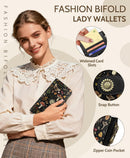 GIANCOMICS Mushroom Womens Wallet RFID Blocking, Credit Card Holder Bifold — 6